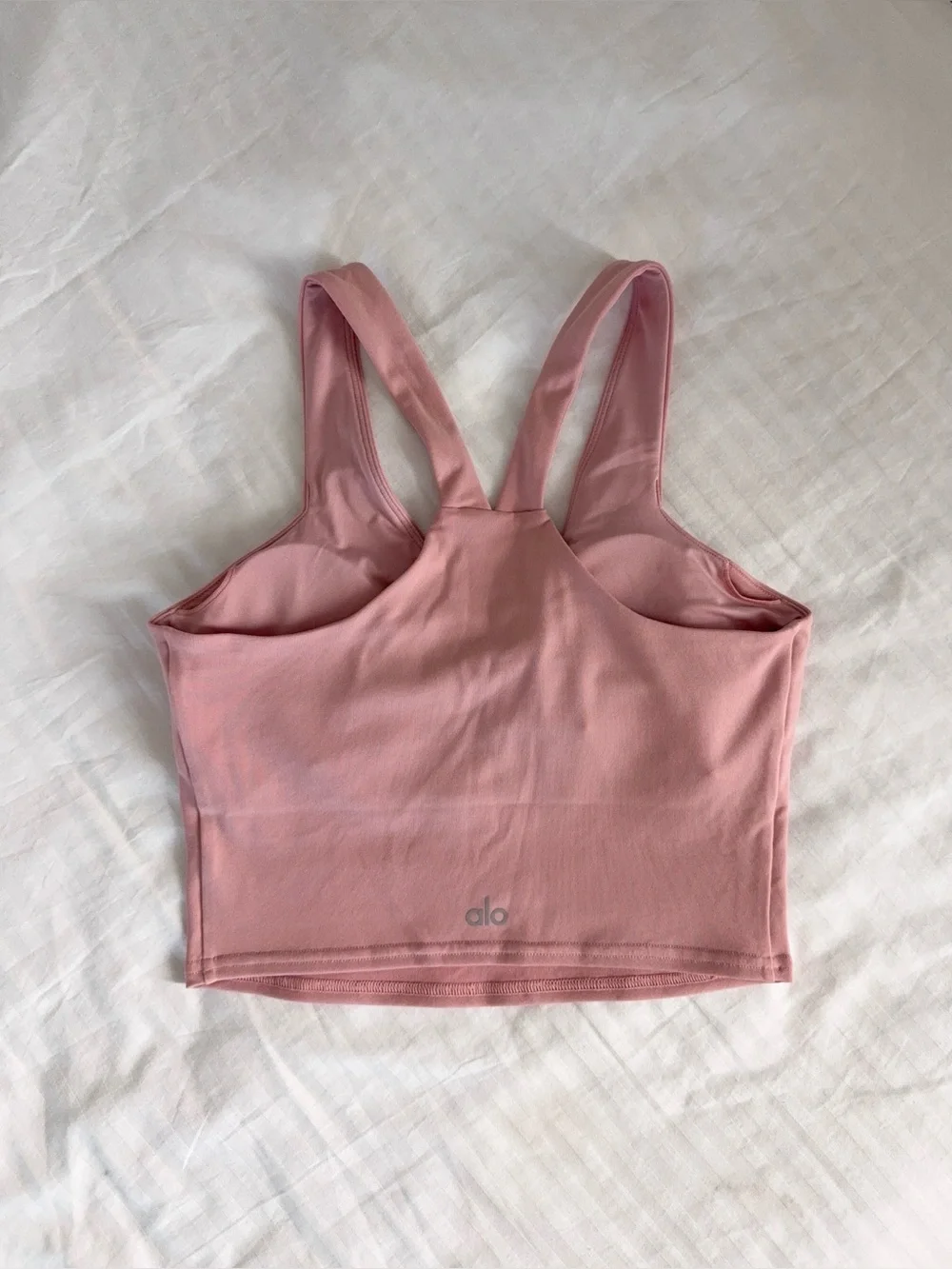 Vintage Pink 🩷 ALO Airbrush Real Bra Tank (Size S)